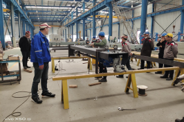 第一批克莱德贝尔格曼吹灰器在克莱德贝尔格曼的新工厂戴蒙德电力机械（湖北）有限公司生产